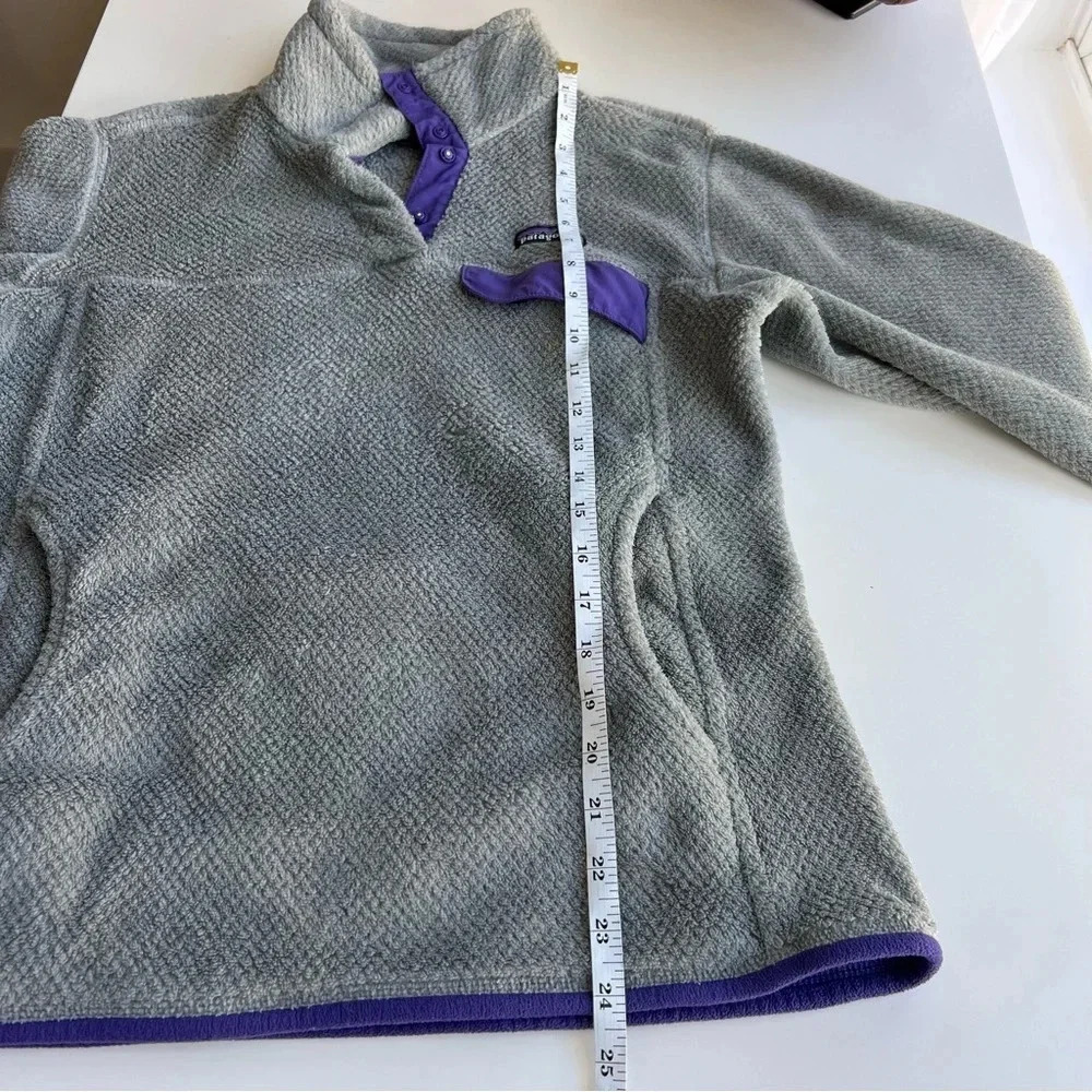 Patagonia Re-Tool Fleece Snap-T Pullover Sweater Size Medium - Picture 11 of 12